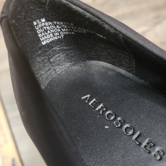 Aerosoles black 3in. chunky heels 9.5M great condition BX38 - Picture 7 of 7